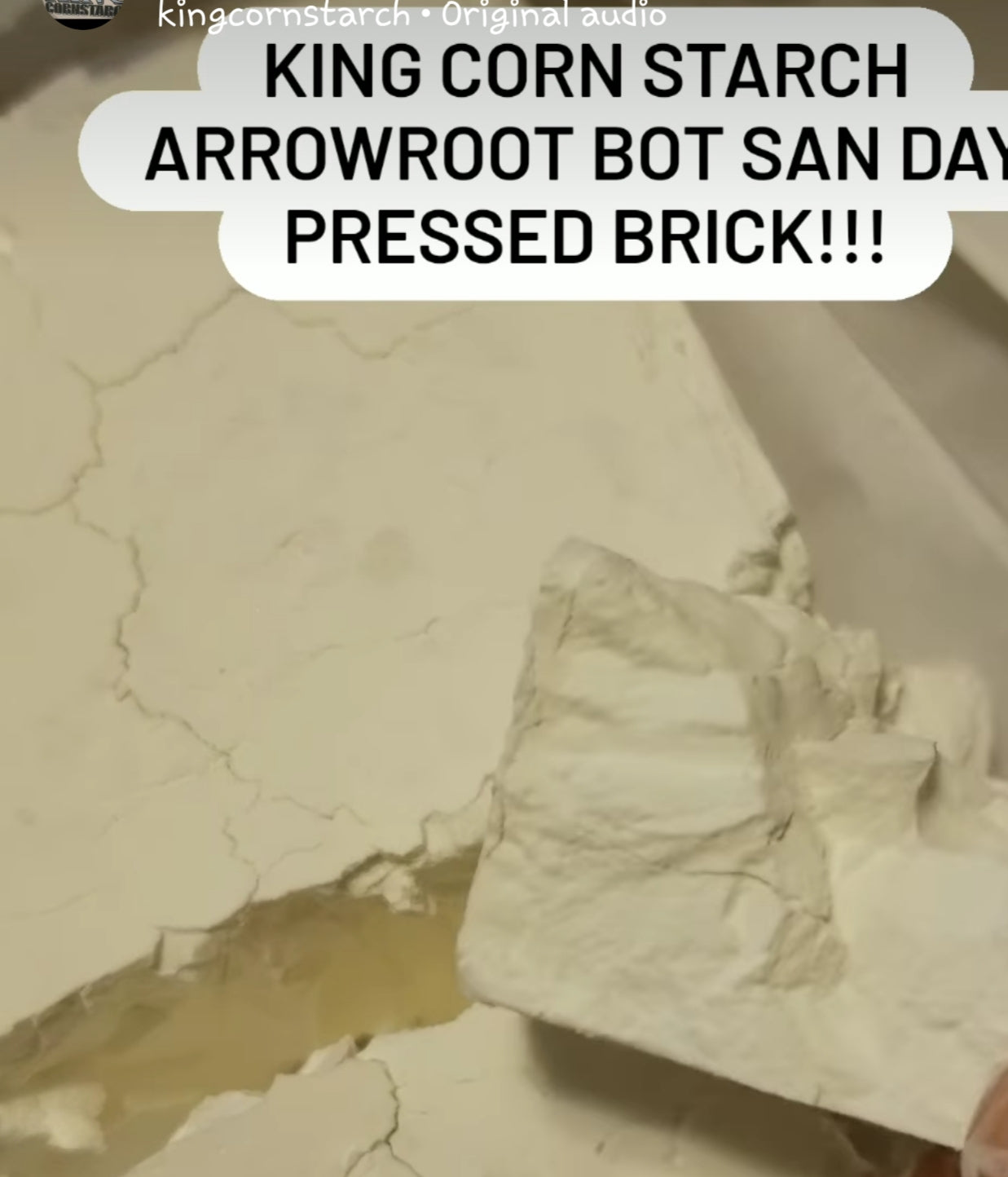 I Love Corn Starch Pressed Bricks